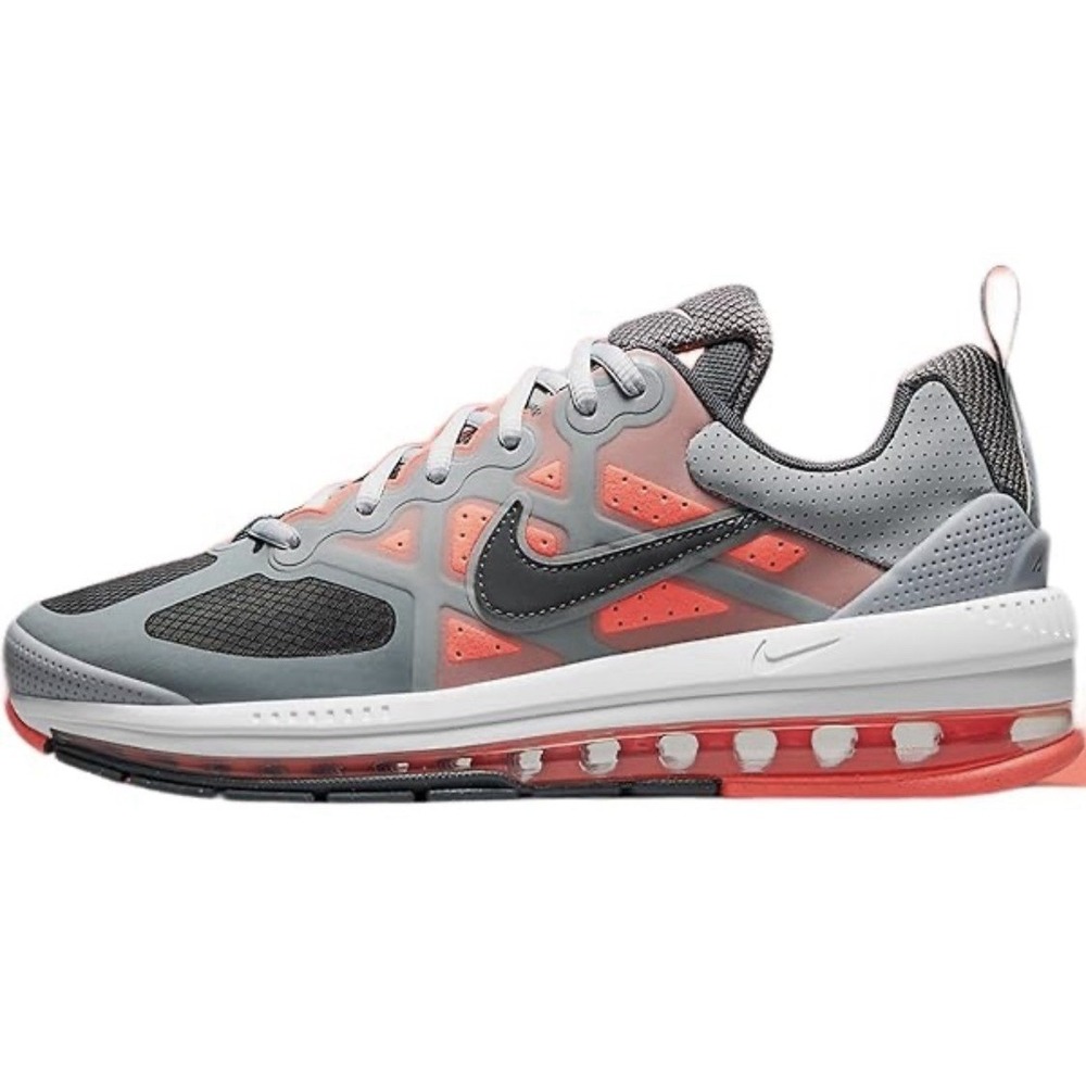 NIKE Air Max Genome Sz-13 Light Smoke Grey Bright Mango CW1648-004
